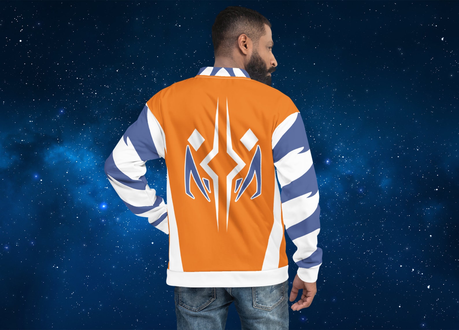 Ahsoka Tano Bomber Jacket Star Wars Fulcrum and Rex Jacket Etsy