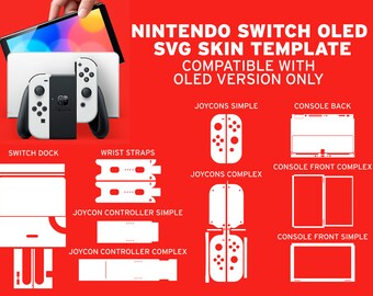 Switch Oled Skin Template - Etsy