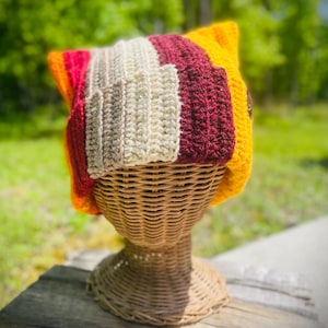 100% wool cat hat