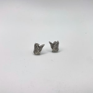 bird earrings, bird studs, nature jewelry, bird jewelry, cute bird earrings, cool earrings, silver bird earrings