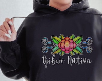 Indigenous Owned shop - Ojibwe Nation Hoodie - Native Hoodies - Indigenous Apparel - Native shop - First Nation shirts