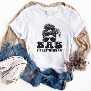 Big Auntie Energy shirt, Funny native shirt for auntie, Indigenous tshirt for women, Anishinaabe t-shirt, Native clothes for ladies