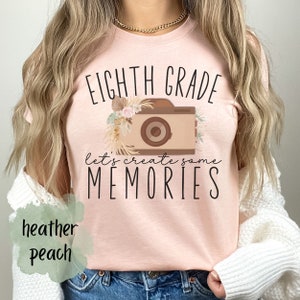 T-shirts d'enseignant de 8e année, cadeaux d'enseignant de huitième année, chemises d'équipe d'enseignants de 8e année, T-shirts d'enseignant de fin d'année, chemise du dernier jour d'école