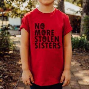 MMIW Shirt, No More Stolen Sisters, Missing and Murdered Indigenous Women T-Shirt t kids, MMIW Awareness Children Shirt, Awareness T-Shirt