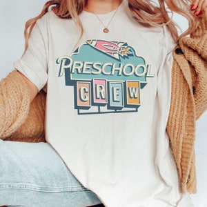 Preschool Crew, Teacher Shirt, Retro preschool Squad, School Teacher, Teaching Shirt, preschool Tribe, Teacher Team, Unisex Preschool Tee