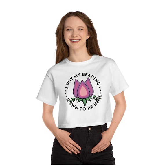 Beaders Beading Tshirt One Bead At A Time Beaders Beading Tshirt One Bead At A Time