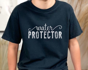 Protector de agua, camisa de niños nativos americanos, camisa de niños protectores de agua, ropa de tiendas de propiedad indígena, camisetas indígenas, niños nativos