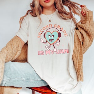 Second Grade Teacher Shirt, 2nd Grade Teacher T-Shirt, 2nd Grade is my Jam, Cute Second Grade Shirt, 2nd Grade Teacher Shirt, Squad Crew Tee