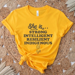 Indigenous shirt for women, Native Americans clothes, Indigenous owned shops clothing, Native shirt with positive quote, Native tshirt women