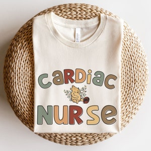 Cardiac Nurse Shirt, Cardiac Nurse Gift, Pooh Nurse T Shirt, Cardiac Nurse Tshirt, Cardiovascular Nurse, Cardiology Nurse Shirt, Nurse Grad