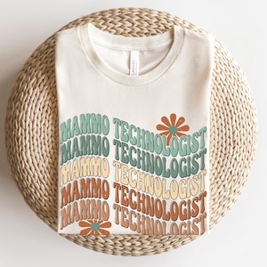 Mammo Tech Shirt, Retro Mammo Tech Gift, Mammography Tech Tshirt, Groovy Mammography Radiographer, Mammo Technologist Gift,Mammo Shirt retro