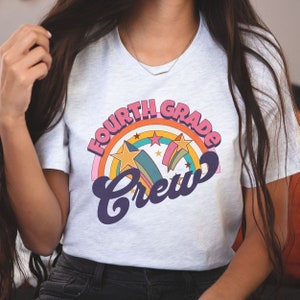 Fourth Grade Teacher Shirt, 4th Gr Teacher Shirt, Teacher Appreciation Gift, Cute Teaching Matching Crew Teacher Squad Tshirts