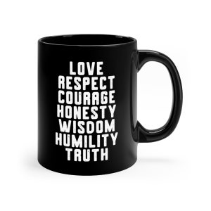 7 Grandfather Teachings, Indigenous Mug, Native Cup, Seven Grandfather Teachings 15oz Mug, Native American mug, Indigenous Owned Shop Bild 4