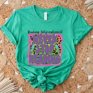 Reading Interventionist Shirt, Reading Interventionist, 90s Teacher Shirt, Trendy Nineties Teacher Shirt, Reading Interventionist Tee, RI