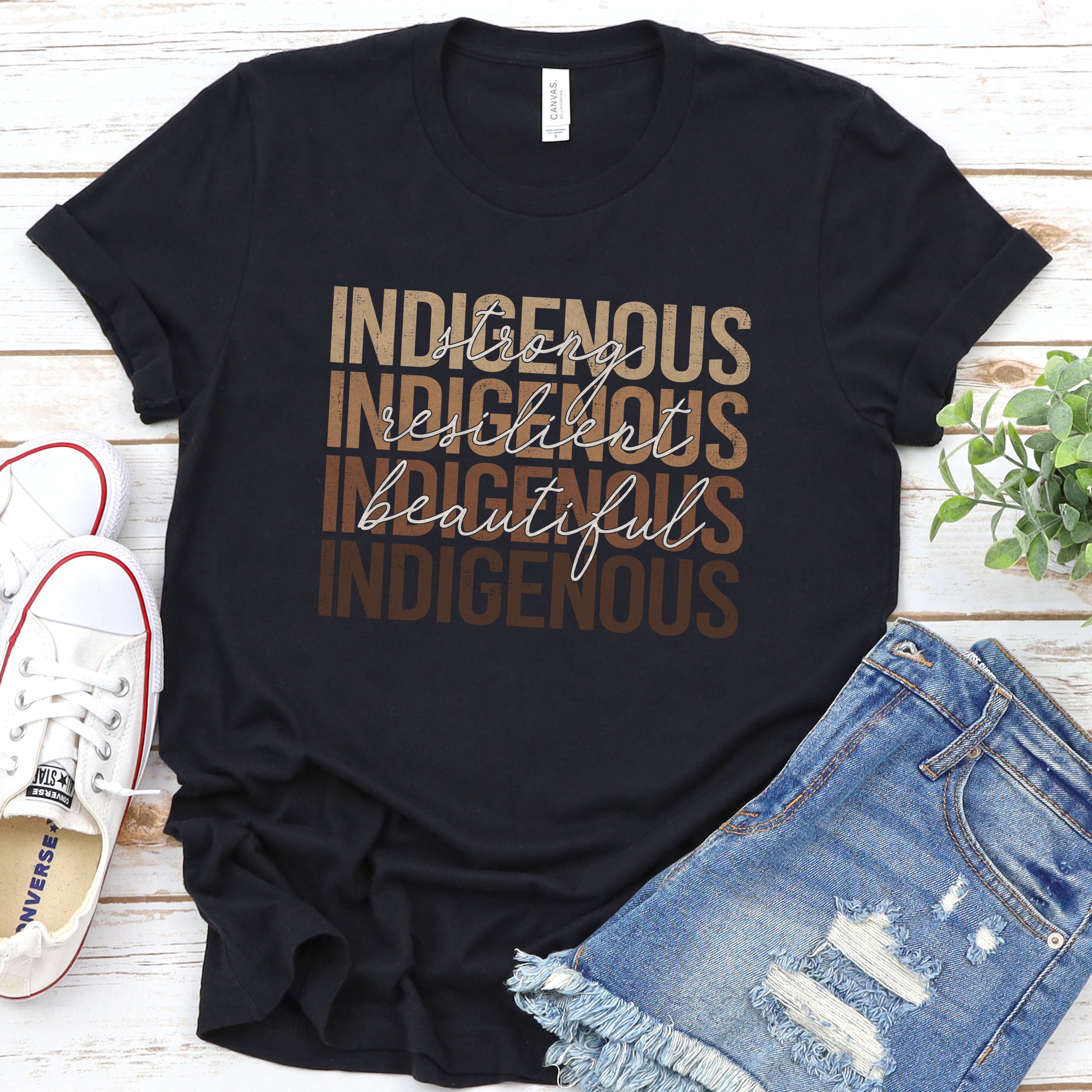 Indigenous Shirt Indigenous Repeated Word Shirt Proud - Etsy