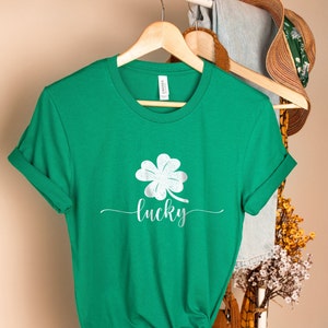 Lucky Shirt, St. Patrick&#39;s Day Shirt, Shamrock Shirt, St. Patty&#39;s Shirt, Irish Shirt, Shenanigans, Drinking Shirt, Lucky womens shirt