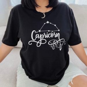 Capricorn shirt, Gift For A Capricorn, Capricorn Merch, Capricorn Apparel, Capricorn Birthday Gift, December January Birthday, Zodiac Gift