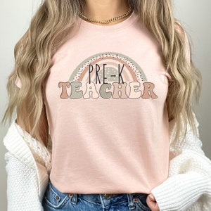 Pre K Teacher Shirt Retro, Pre Kinder Shirt, First Day of School, Pre-K Teacher Gift, PreK Teacher Shirt, Preschool Teacher T-Shirt