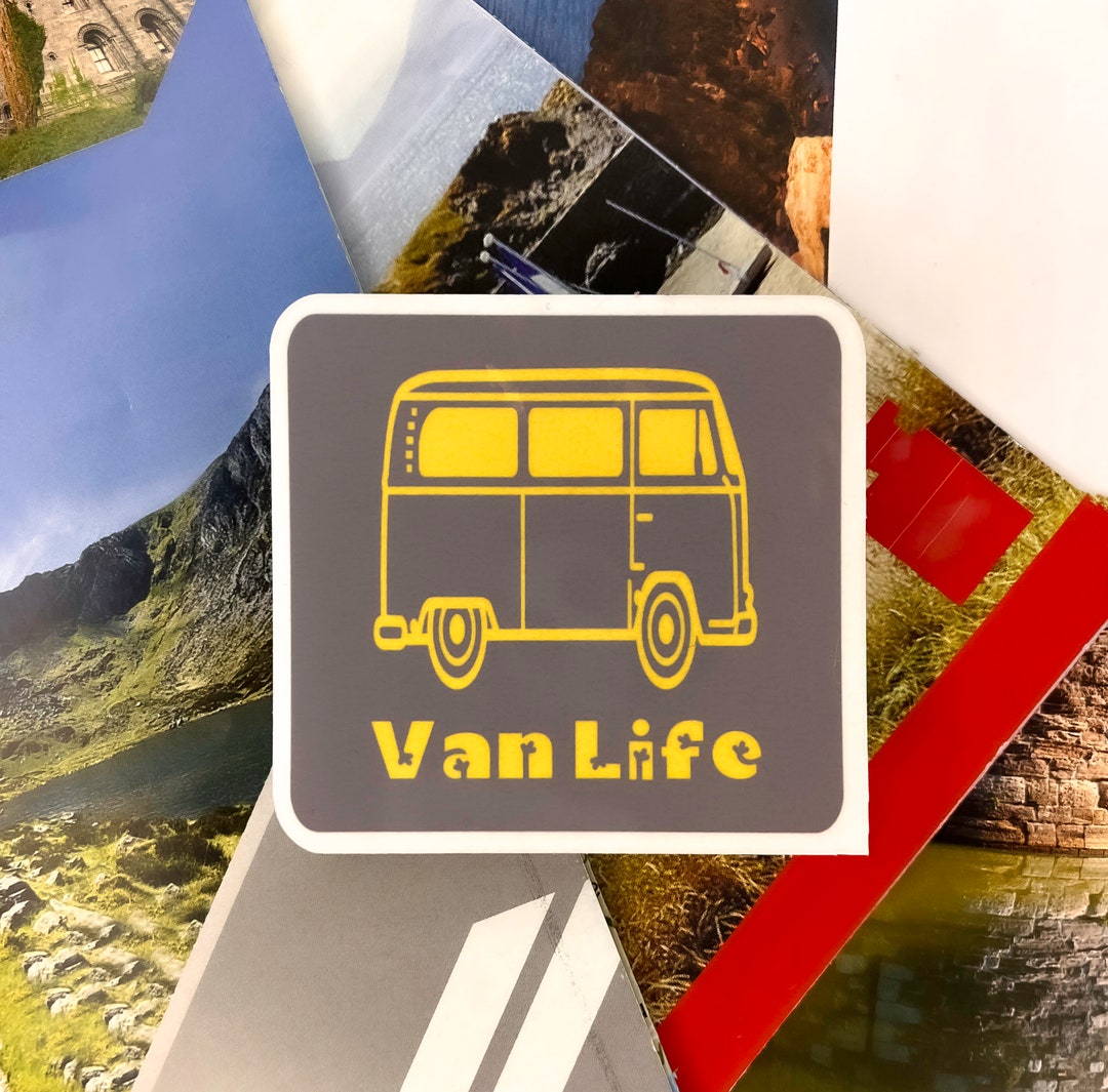 Van Life Sticker | Camper-van, Bumper, Window, Laptop, Vinyl Sticker - Etsy