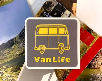 Van Life Sticker | Camper-van, Bumper, Window, Laptop, Vinyl Sticker