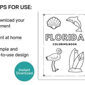 Printable Florida Coloring Pages for Kids | 20 Pages With Beach, Nature ...