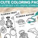 Printable Florida Coloring Pages for Kids | 20 Pages With Beach, Nature ...