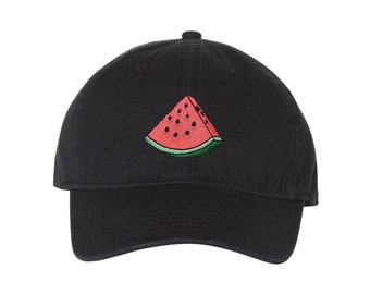 Watermelon Hat Embroidered Baseball Cap Watermelon Lover Gift Watermelon Costume Watermelon Gift Watermelon Dad Hat Dad Hat Dad Cap