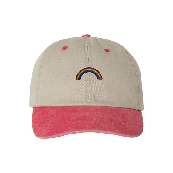 Pride Dad Hat Rainbow Baseball Cap Pride Baseball Hat Rainbow | Etsy