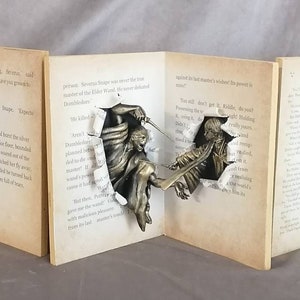 Book nook set of 4 objects