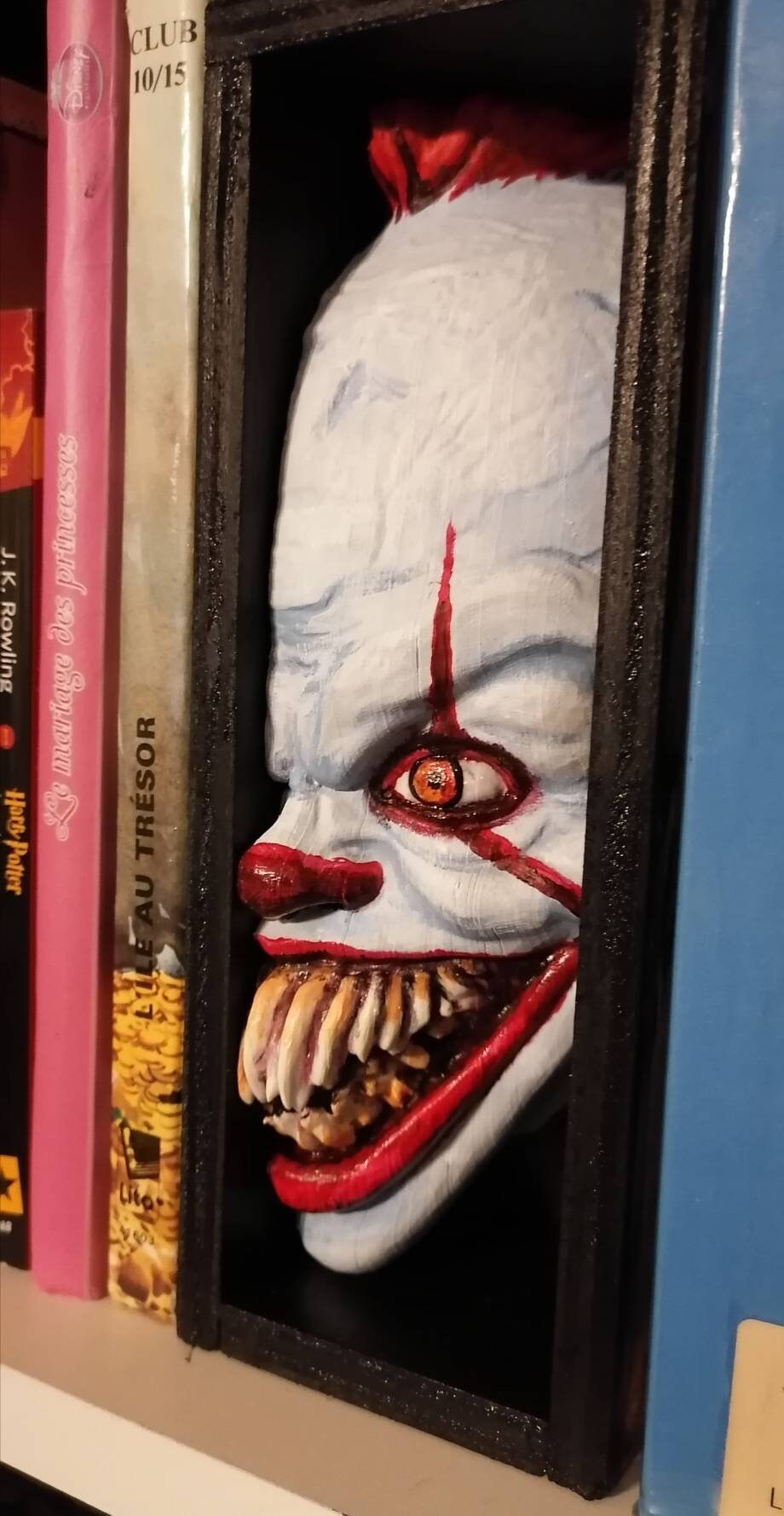 Book Nook Shelf Insert Pennywise, It - Etsy