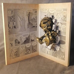 Booknook shelf insert Pinocchio