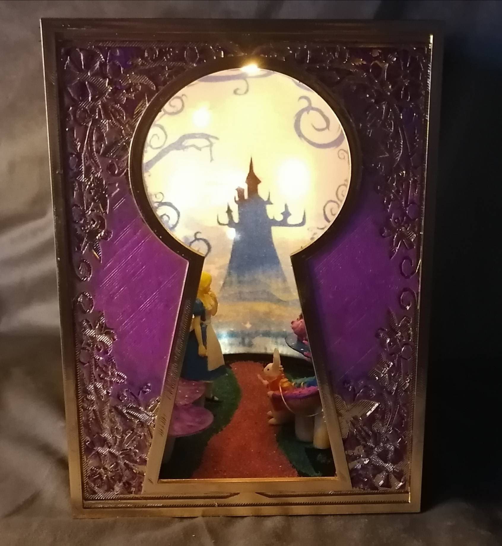 Book nook shelf insert alice in wonderland - Etsy 日本