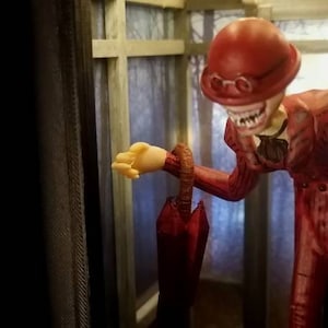 Book nook shelf insert, crooked man conjuring 2