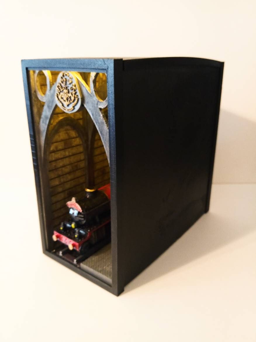 Book Nook Shelf Insert Quai 9 3/4 Hogwarts Express Harry Potter
