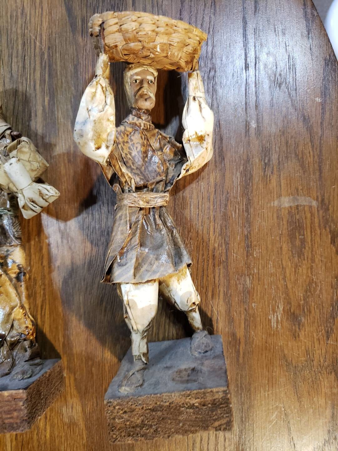 Paper mache folk art figures Etsy