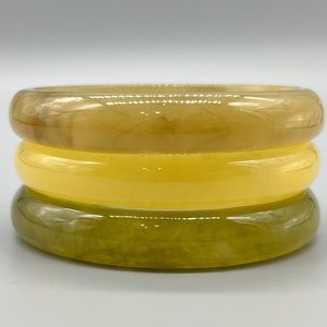 Bangles, Bracelet, Boho Chic, Costume Jewelry, Jade Bangles, Faux Jade Bangles
