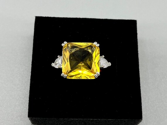 Yellow diamond costume jewelry clearance