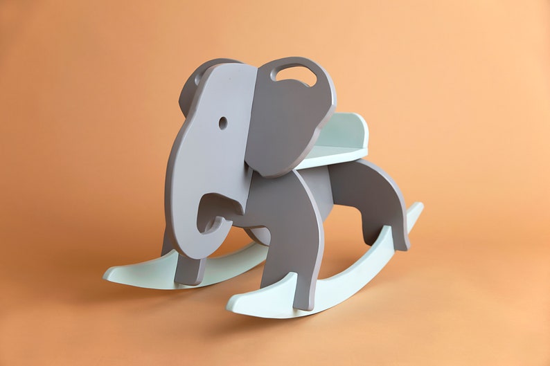 Rocking Elephant, Rockin Toy, Rocking Horse, Rocking Animal for Baby
