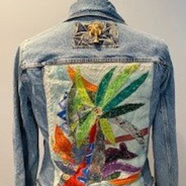 Artistic Denim Jacket