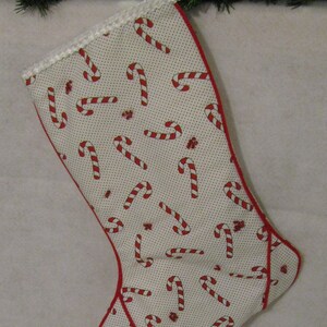 Candy Cane Delight Christmas Stocking