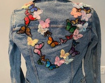 Butterflies Are Free Jean Jacket