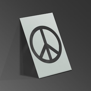 Peace Symbol Stencil Love Mylar Safety Sheet Painting Wall Art Craft Airbrush 190 Micron Kids Bedroom