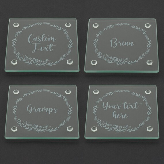 Promotional Glass Round Coaster | Customized Coaster Sets | Branded