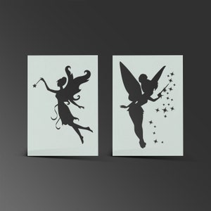 Fairy Pixie Stencil Mylar Fantasy Sheet Painting Wall Art Craft Airbrush 190 Micron Kids Bedroom