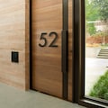Modern House Numbers Address Signage - Matt & Gloss Finishes - Multiple Sizes Available