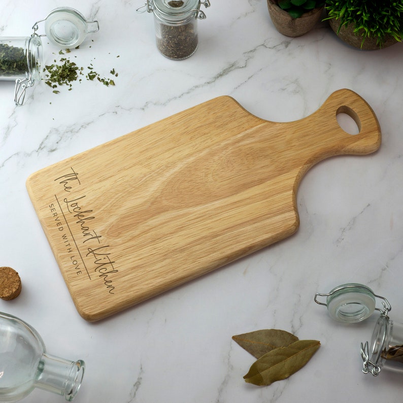 Personalised Custom Engraved Wooden Serving Board Cheese Board Serving Board Cutting Novelty Gift Birthday Christmas Housewarming Wedding image 3
