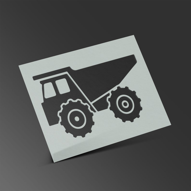 Dump Truck Stencil Mylar Sheet Painting Wall Art Craft - Etsy
