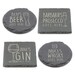 Slate Coaster, Personalised Your Drink Here, Tea Coffee Gin Beer Wine Whisky Laser Engraved Gift, Wedding, Birthday, Anniversary, Christmas 