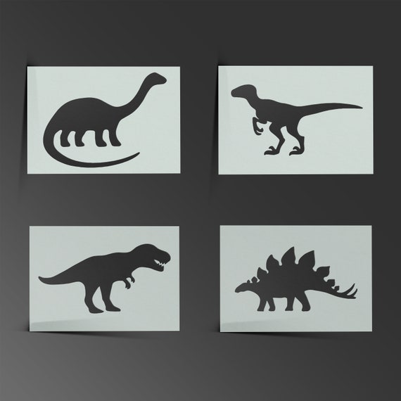 Dinosaur Stencil Mylar Sheet Trex Jurassic Painting Wall Art | Etsy UK