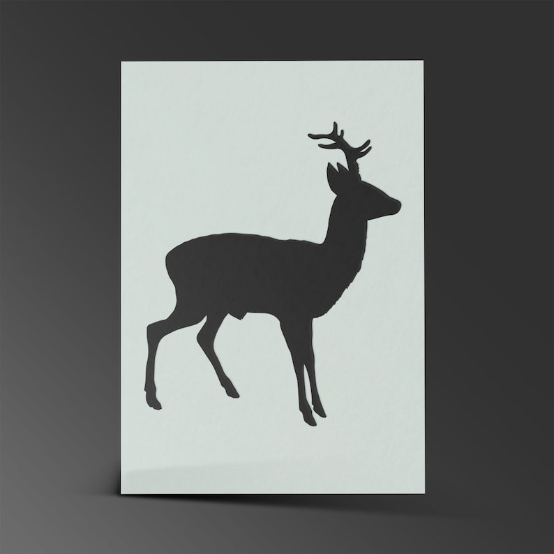 Tier Schablone Wald Teil 1 Fuchs Dachs Hirsch Eichhörnchen | Etsy